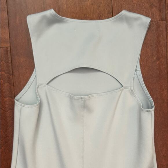 Abercrombie & Fitch Kid’s Blue Sleeveless Ponty Dress, Cutout Back, Size XL/16 - Picture 5 of 10